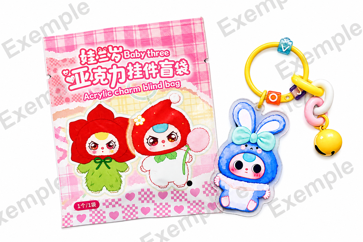 Blind Bag Porte Clé Baby Tree - Charms en Acrylique