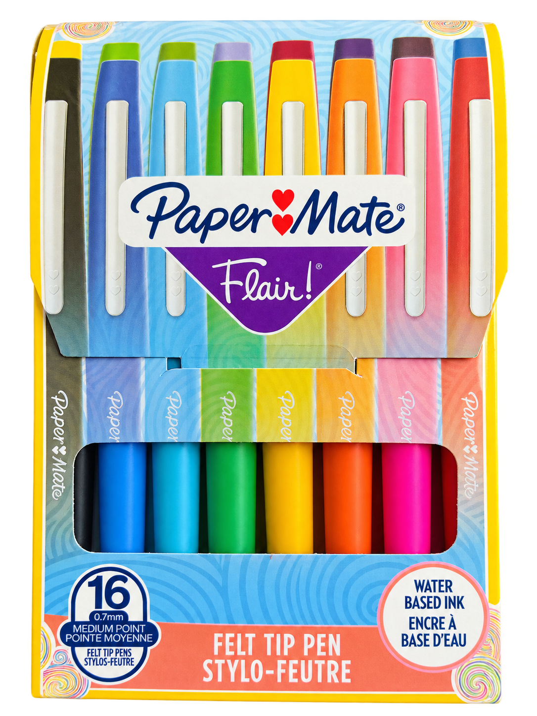 Pack de 16 Stylos-Feutres Paper Mate Flair