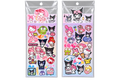 Lot de 2 planches de stickers Kawaii Sanrio