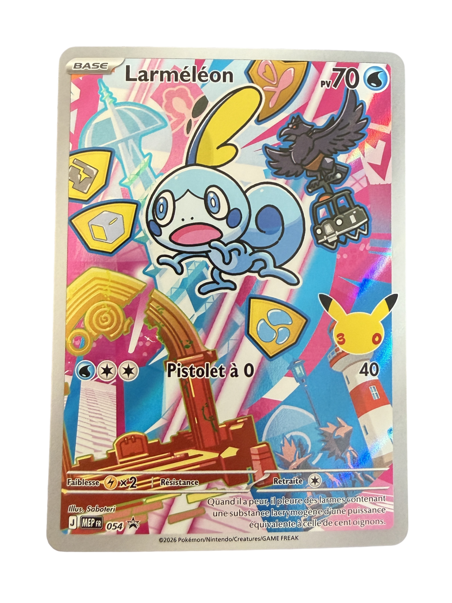 Carte Pokemon Larméléon 054 — MEP Promo Méga-Évolution