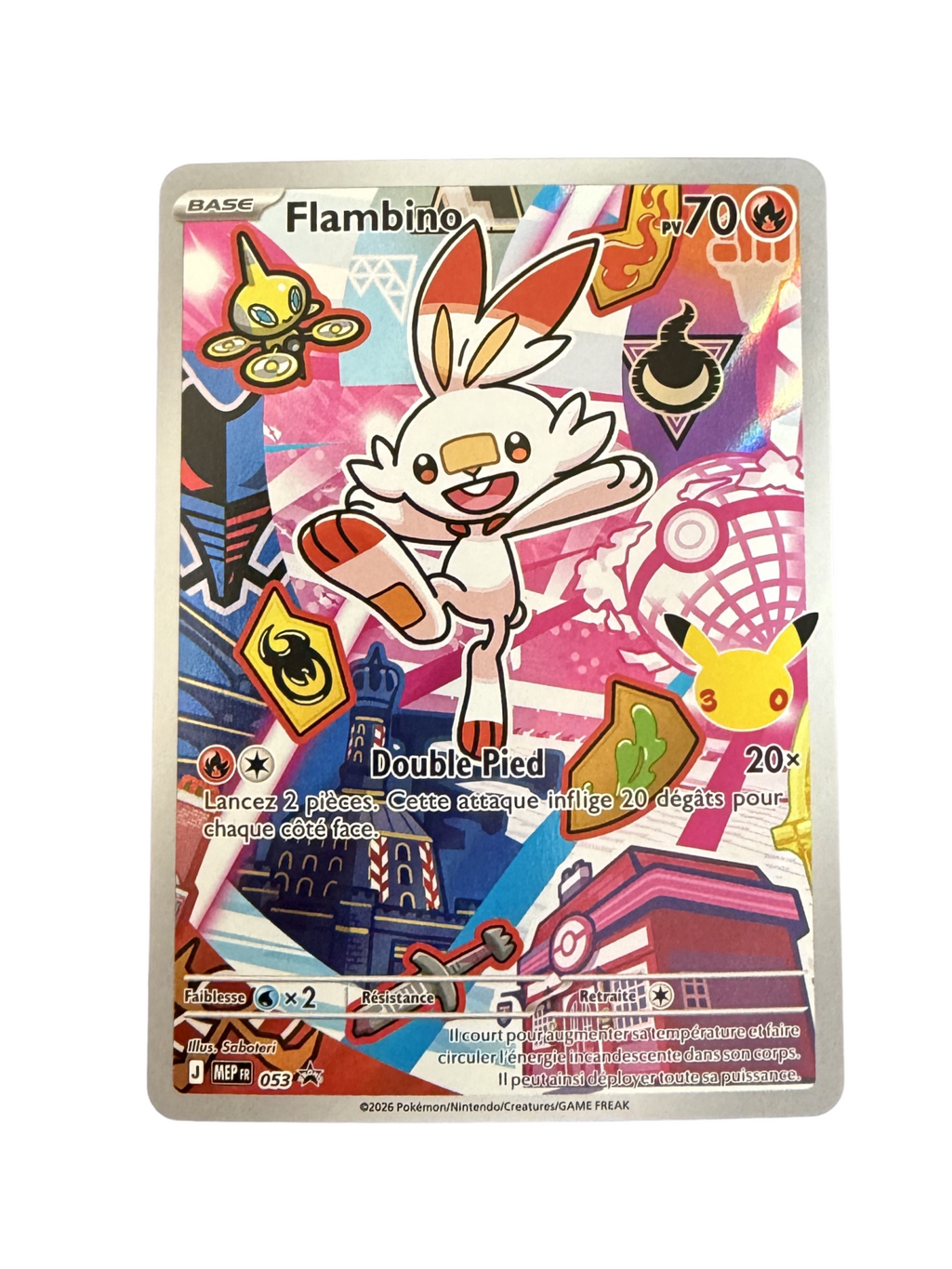 Carte Pokemon Flambino 053 — MEP Promo Méga-Évolution