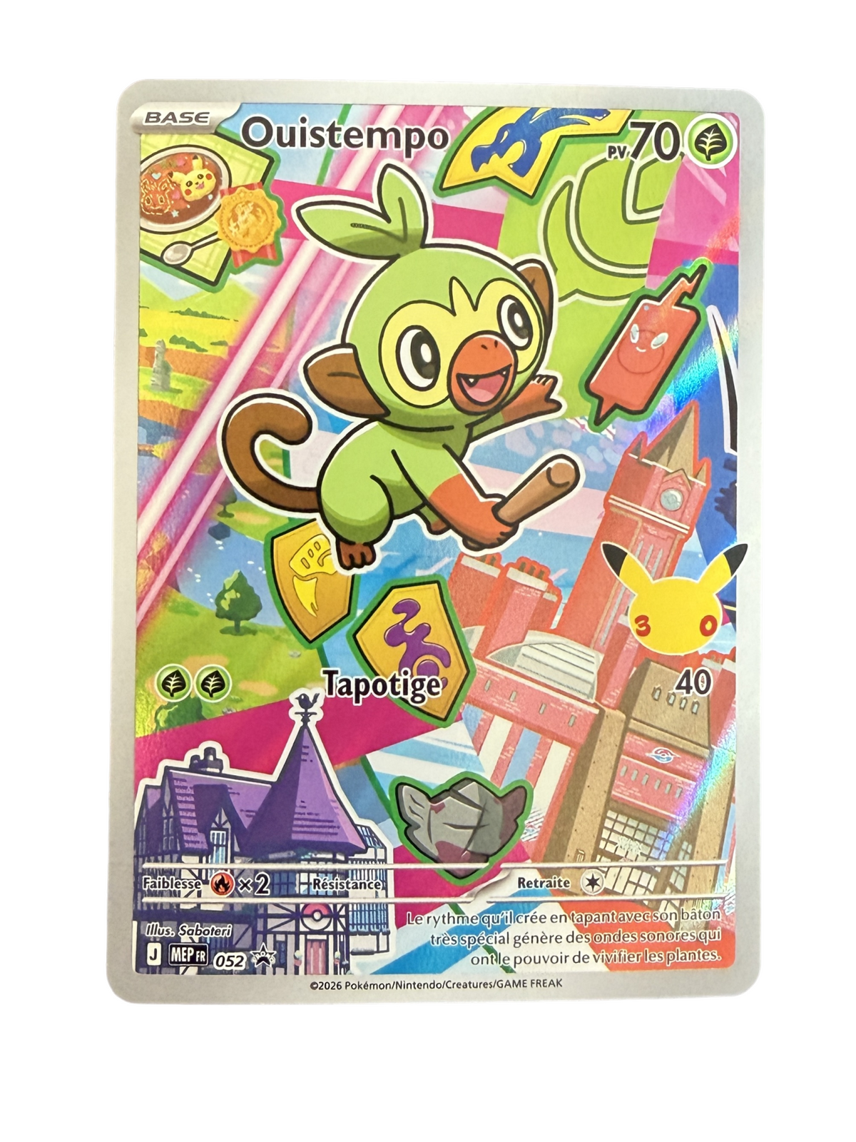 Carte Pokemon Ouistempo 052 - MEP Promo Méga-Évolution