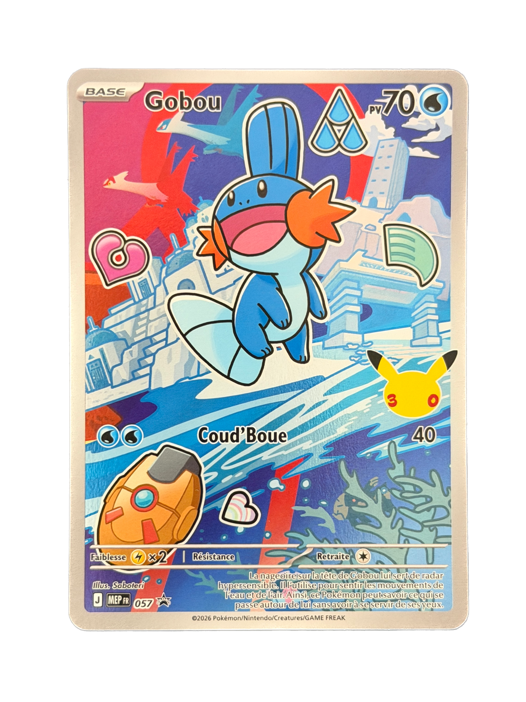 Carte Pokemon Gobou MEP 057 - Méga-Évolution - Promo