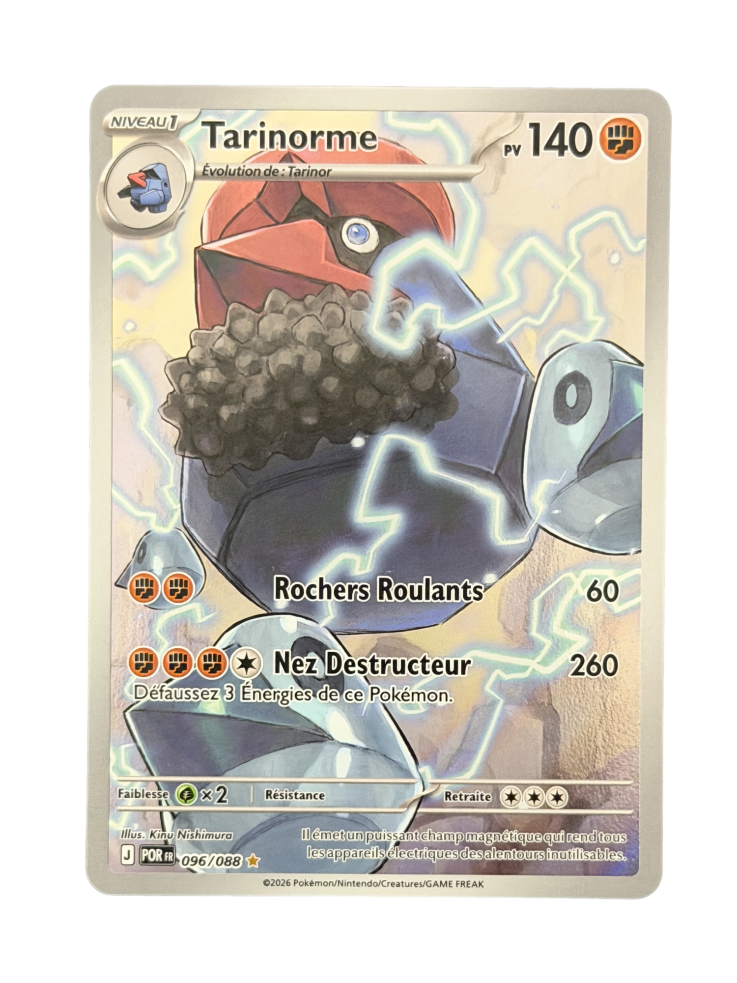 Carte Pokemon Tarinorme 096/088 - Méga-Évolution - Équilibre Parfait