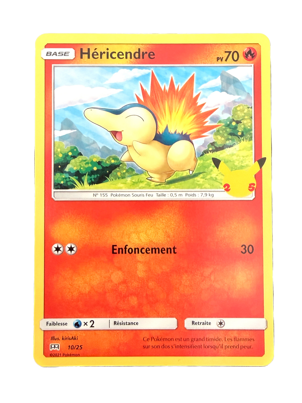 Carte Pokémon Héricendre 10/25 - Promo McDonald's 2021