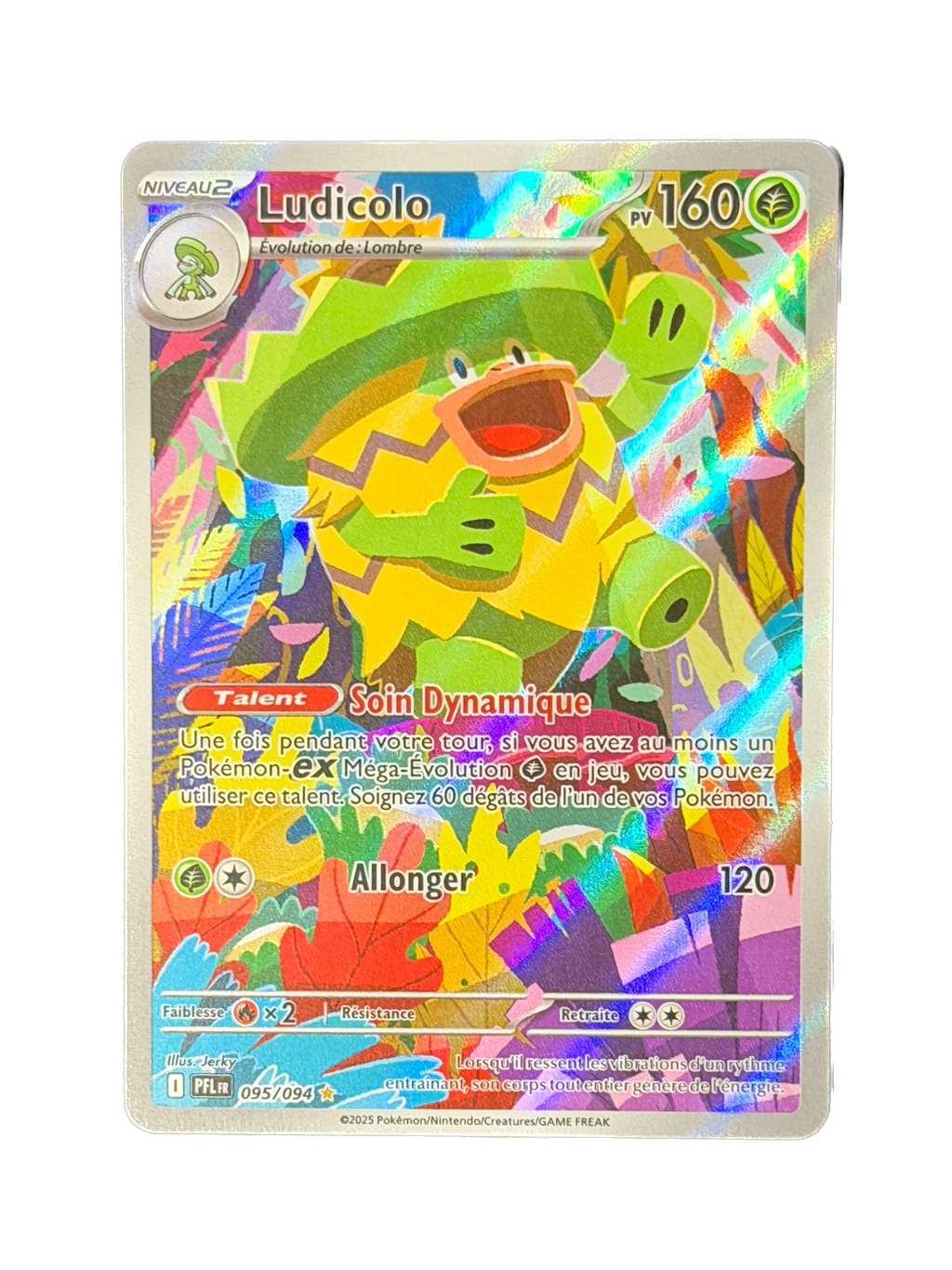 Carte Pokémon Ludicolo 095/094 - Flammes Fantasmagoriques - Méga Evolution ME2
