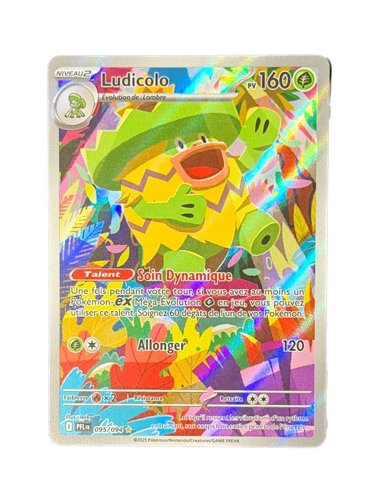 Carte Pokémon Ludicolo 095/094 - Flammes Fantasmagoriques - Méga Evolution ME2