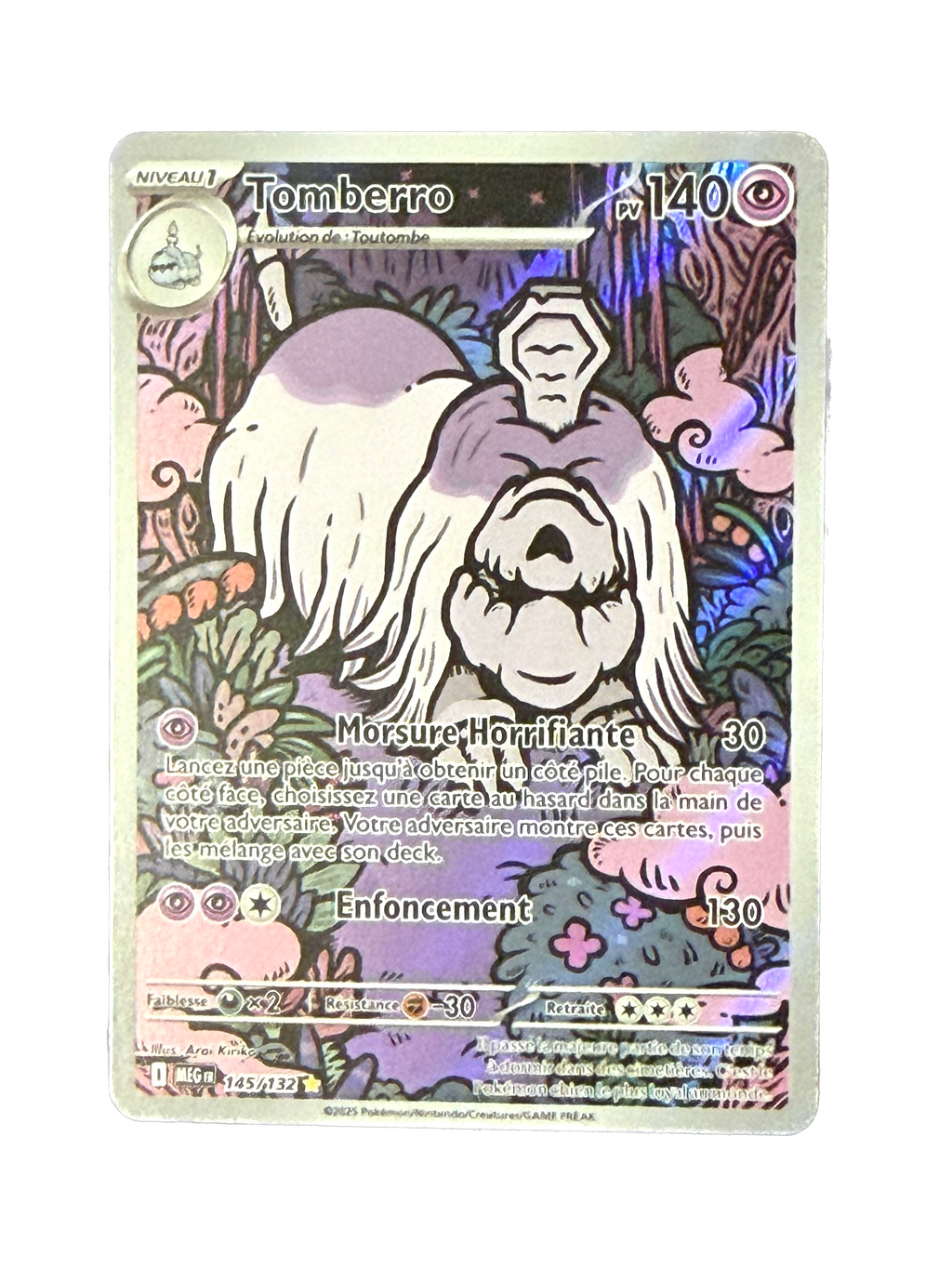 Carte Pokémon Tomberro 145/132 - Méga Evolution ME01