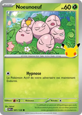 Carte Pokemon Noeunoeuf 001/128 - 30ᵉ Anniversaire - Méga Evolution ME5.5