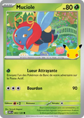 Carte Pokemon Muciole 003/128 - 30ᵉ Anniversaire - Méga Evolution ME5.5