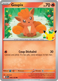 Carte Pokemon Goupix 009/128 - 30ᵉ Anniversaire - Méga Evolution ME5.5