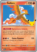 Carte Pokemon Sulfura 011/128 - 30ᵉ Anniversaire - Méga Evolution ME5.5