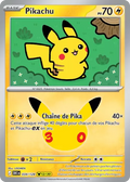 Carte Pokemon Pikachu 034/128 - 30ᵉ Anniversaire - Méga Evolution ME5.5