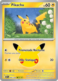 Carte Pokemon Pikachu 045/128 - 30ᵉ Anniversaire - Méga Evolution ME5.5