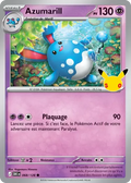 Carte Pokemon Azumarill 068/128 - 30ᵉ Anniversaire - Méga Evolution ME5.5
